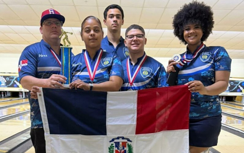 Policía Nacional de República Dominicana gana oro en boliche en olimpiada internacional