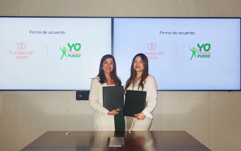Fundaciones iQtek y Yo También Puedo firman acuerdo para impulsar inclusión de adolescentes con discapacidad