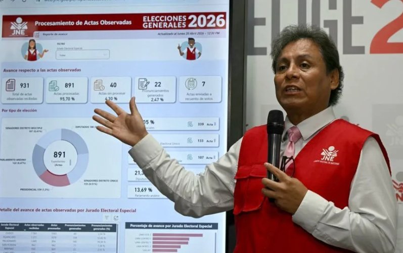 Perú inicia revisión de votos impugnados y aplaza resultado oficial de elecciones