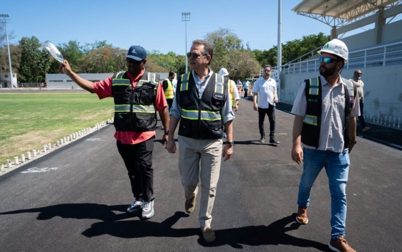 Supervisan obras del Centro Olímpico rumbo a Juegos 2026