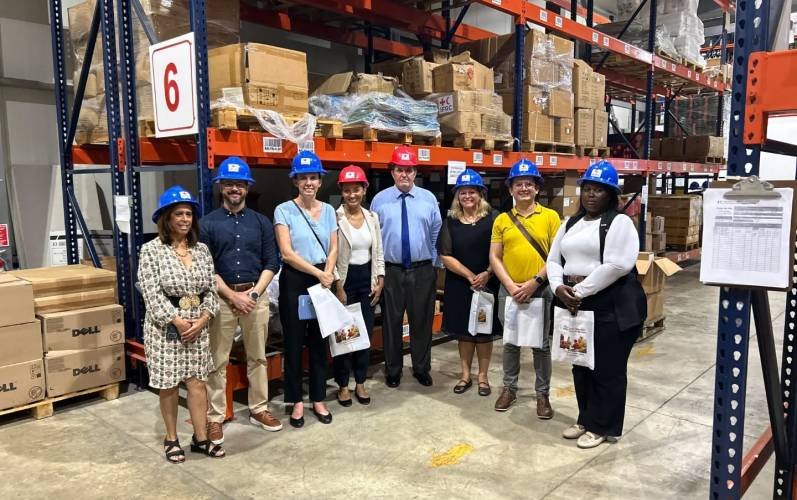 Cruz Roja Dominicana y delegación de EE. UU. abordan cooperación ante temporada ciclónica