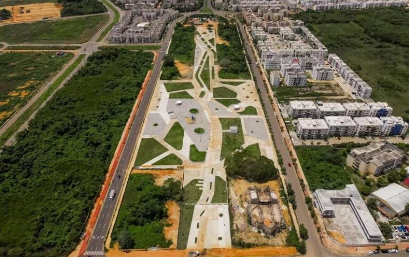 Inauguran Plaza Constitución en Ciudad Juan Bosch con inversión superior a RD$222 millones