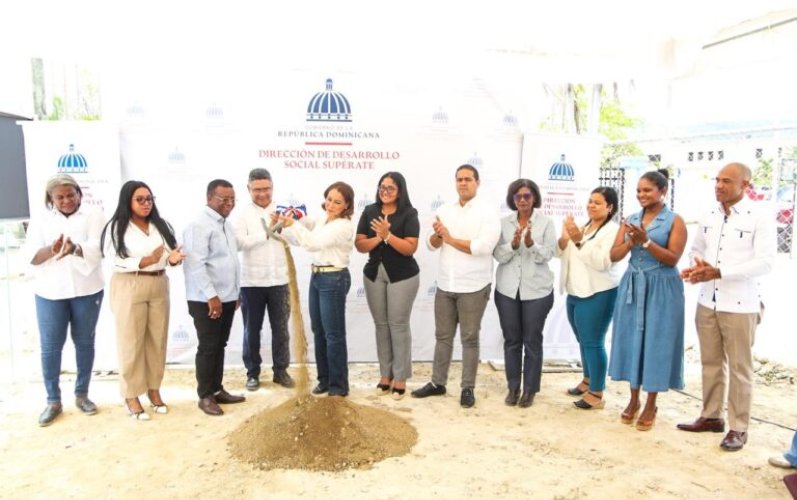 Supérate inicia construcción de Centro de Superación Comunitaria en Elías Piña